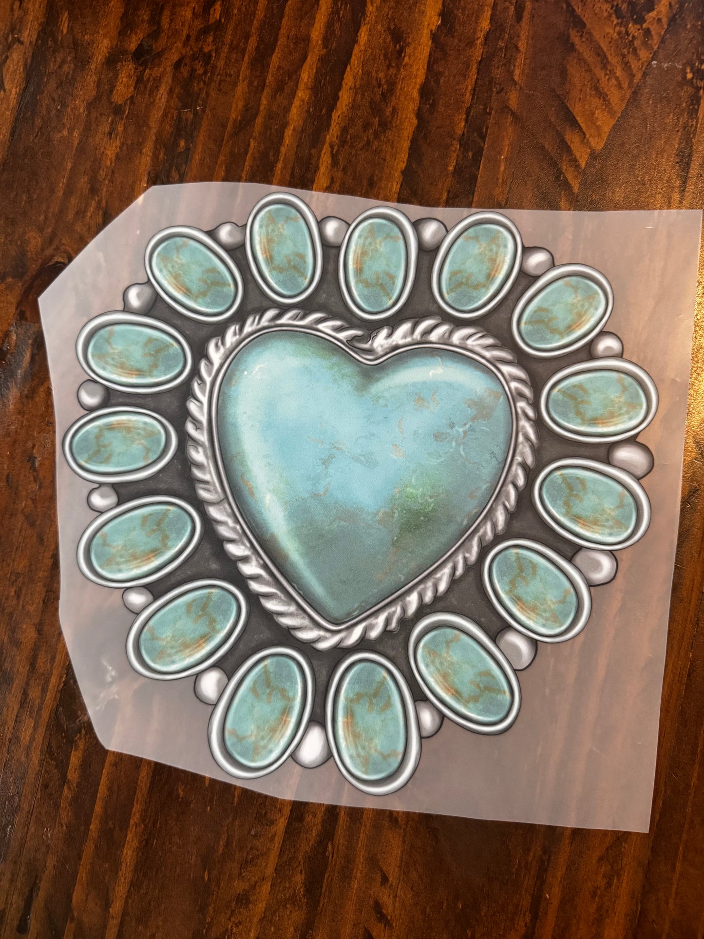 Turquoise Heart T-shirt