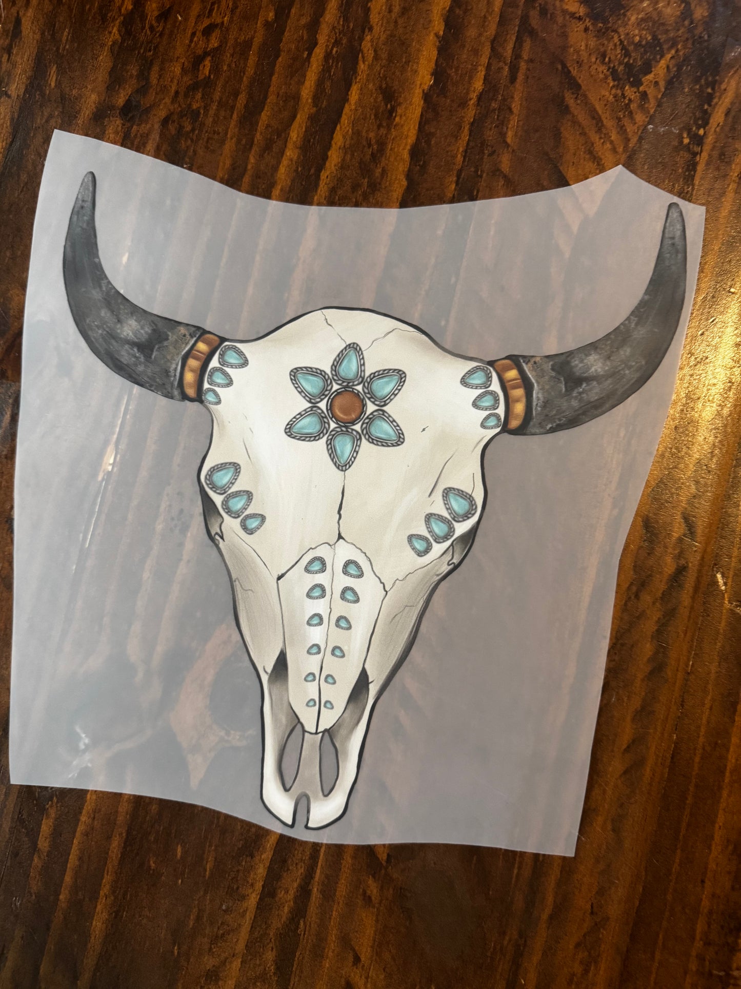 Bull Skull Tshirt Design