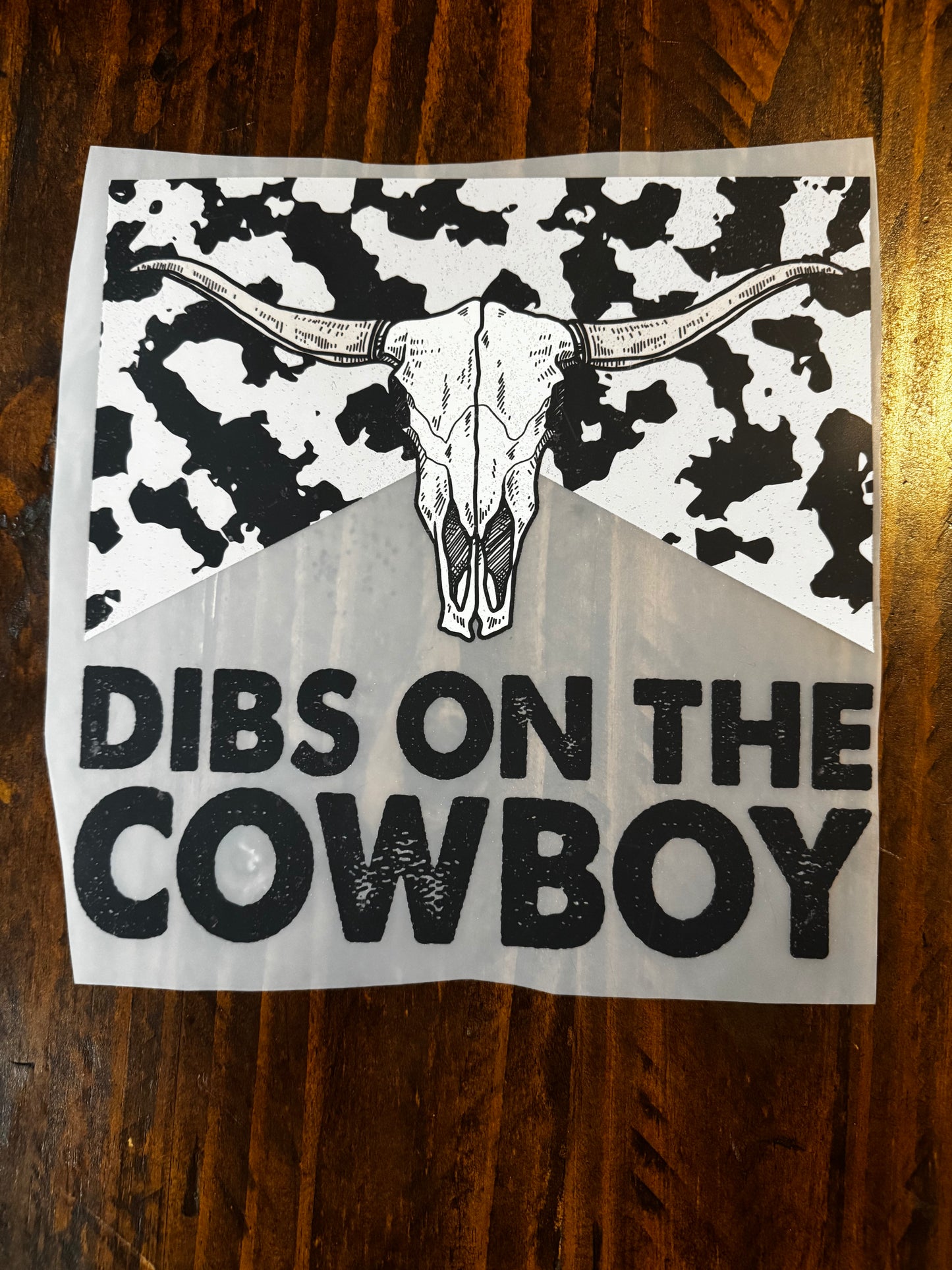 Dibs on the Cowboy CrewNeck